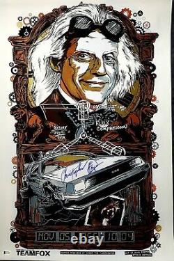 CHRISTOPHER LLOYD Signed BACK TO THE FUTURE 20X30 Photo Beckett BAS Witness