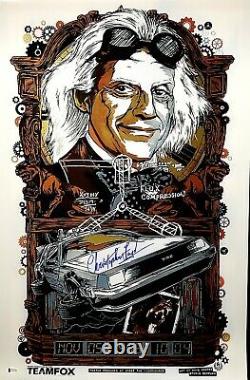 CHRISTOPHER LLOYD Signed BACK TO THE FUTURE 20X30 Photo Beckett BAS Witness