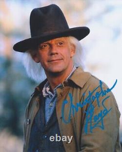 CHRISTOPHER LLOYD Signed BACK TO THE FUTURE 8x10 Photo BECKETT WJ96745