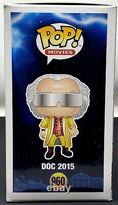 CHRISTOPHER LLOYD Signed Funko POP #960 DOC 2015 Back To The Future BAS Witness