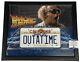 Christopher Lloyd Signed License Plate Back To The Future Doc Brown Beckett