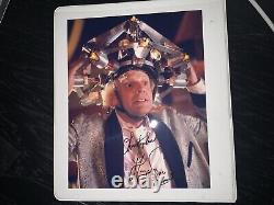 CHRISTOPHER LLOYD signed autographed 8x10 BACK TO THE FUTURE DOC BROWN photo