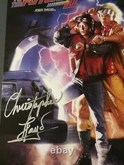 Christopher Lloyd Autographed 11X17 Movie Poster -Back to the Future II-Schwartz