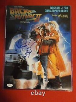 Christopher Lloyd Autographed 11x14 Back to The Future Photo, JSA Authenticated