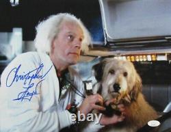 Christopher Lloyd Autographed 11x14 Photo Back To The Future DOC BROWN JSA
