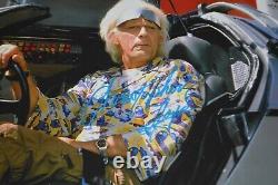 Christopher Lloyd Autographed 11x17 Back To The Future Photo with SWAU Hologram