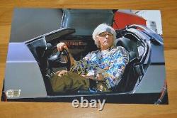 Christopher Lloyd Autographed 11x17 Back To The Future Photo with SWAU Hologram