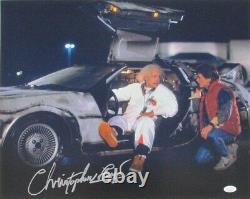 Christopher Lloyd Autographed 16x20 Photo Back to the Future JSA