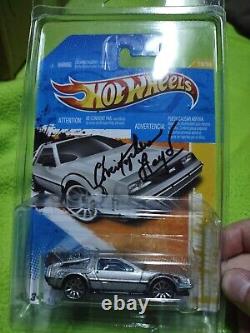 Christopher Lloyd Autographed Back To The Future Delorean