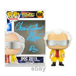 Christopher Lloyd Autographed Back to The Future 2015 Doc POP Vinyl #960