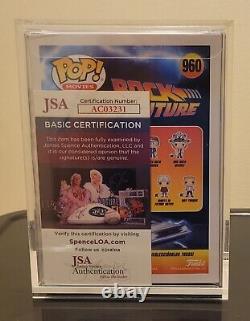 Christopher Lloyd Autographed Signed Back To The Future Doc 2015 Funko POP JSA
