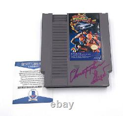 Christopher Lloyd Back To The Future 2 & 3 Signed Video Game Auto Beckett Bas