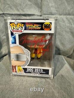 Christopher Lloyd Back To The Future Doc 2015 960 Signed Autographed Funko Pop