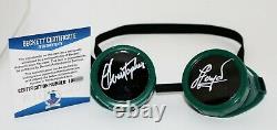 Christopher Lloyd Back To The Future Doc signed Goggles Prop Beckett PSA JSA