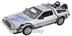 Christopher Lloyd Back To The Future Part 2 Signed Die Cast DeLorean JSA 2