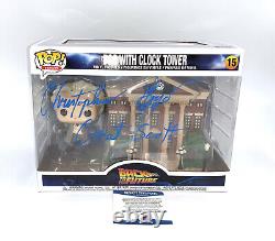 Christopher Lloyd Back To The Future Signed Clock Tower Funko Pop Auto Bas 4