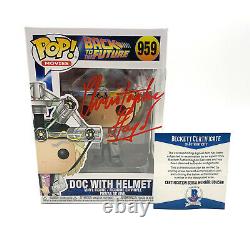 Christopher Lloyd Back To The Future Signed Funko Pop Autograph Beckett Bas 28