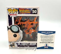 Christopher Lloyd Back To The Future Signed Funko Pop Autograph Beckett Bas 3