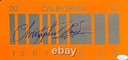 Christopher Lloyd'Back To The Future' Signed License Plate JSA WA251669