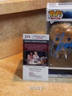 Christopher Lloyd Back To The Future signed Doc with Clock Funko Pop JSA AF29885