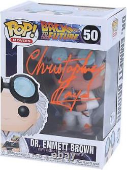 Christopher Lloyd Back to The Future Autographed #50 Funko Pop
