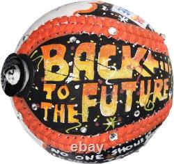 Christopher Lloyd Back to the Future Autographed Baseball Hand Painted by Arti