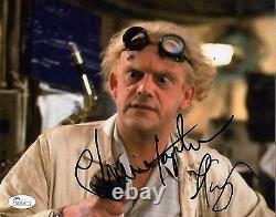 Christopher Lloyd Back to the Future Autographed Signed 8x10 Photo JSA COA