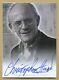 Christopher Lloyd Back To The Future Rare Signed Homemade Trading Card Coa