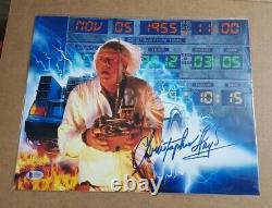 Christopher Lloyd Back to the Future Signed 11x14 with Beckett COA Bam! Box