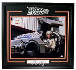 Christopher Lloyd Back to the Future Signed 16x20 Photo Framed JSA 163858