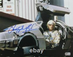 Christopher Lloyd Back to the Future Signed/Auto 11x14 Photo Beckett 163257