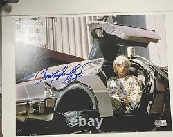 Christopher Lloyd Back to the Future Signed/Auto 11x14 Photo Beckett WM97440