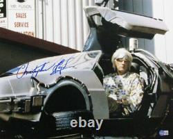 Christopher Lloyd Back to the Future Signed/Auto 16x20 Photo Beckett 163258