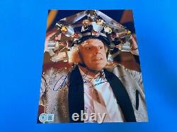 Christopher Lloyd Back to the Future Signed Auto 8x10 PHOTO Beckett BAS