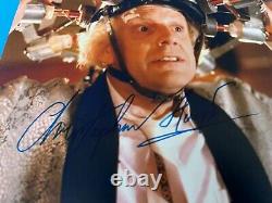 Christopher Lloyd Back to the Future Signed Auto 8x10 PHOTO Beckett BAS