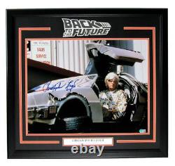 Christopher Lloyd Back to the Future Signed Framed 16x20 Beckett
