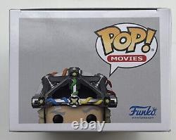 Christopher Lloyd Doc BTTF Autographed Funko Pop Glow #959 JSA COA