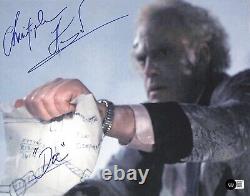 Christopher Lloyd Doc Brown Back to the Future Signed 11X14 Photograph BAS