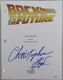 Christopher Lloyd (doc Brown) Signed Back To The Future Movie Script (jsa Coa)