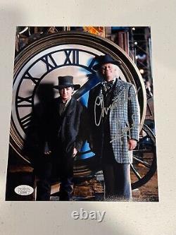 Christopher Lloyd Hand Signed 8x10 Color Photo Back to the Future JSA