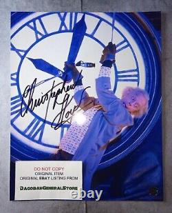 Christopher Lloyd Hand Signed Autograph 8x10 Photo COA Back To The Future