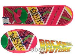 Christopher Lloyd Michael J Fox Autograph Back To The Future Hoverboard Beckett