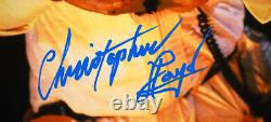 Christopher Lloyd Michael J. Fox Autographed 16x20 Photo- JSA W Blue