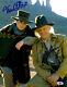 Christopher Lloyd + Michael J Fox Signed 11x14 Photo Back To The Future Beckett