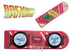 Christopher Lloyd Michael J Fox Signed Back To The Future Hoverboard Beckett