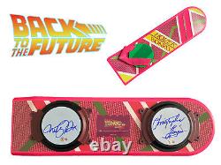 Christopher Lloyd Michael J Fox Signed Back To The Future Hoverboard Beckett