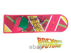 Christopher Lloyd Michael J Fox Signed Back To The Future Hoverboard Beckett 13