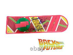 Christopher Lloyd Michael J Fox Signed Back To The Future Hoverboard Beckett 18