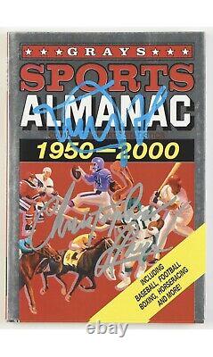 Christopher Lloyd Michael J Fox Signed Back To The Future Sports Almanac (COA)