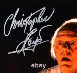 Christopher Lloyd Michael J. Fox Signed Back to the Future 16x20 Photo-Beckett W